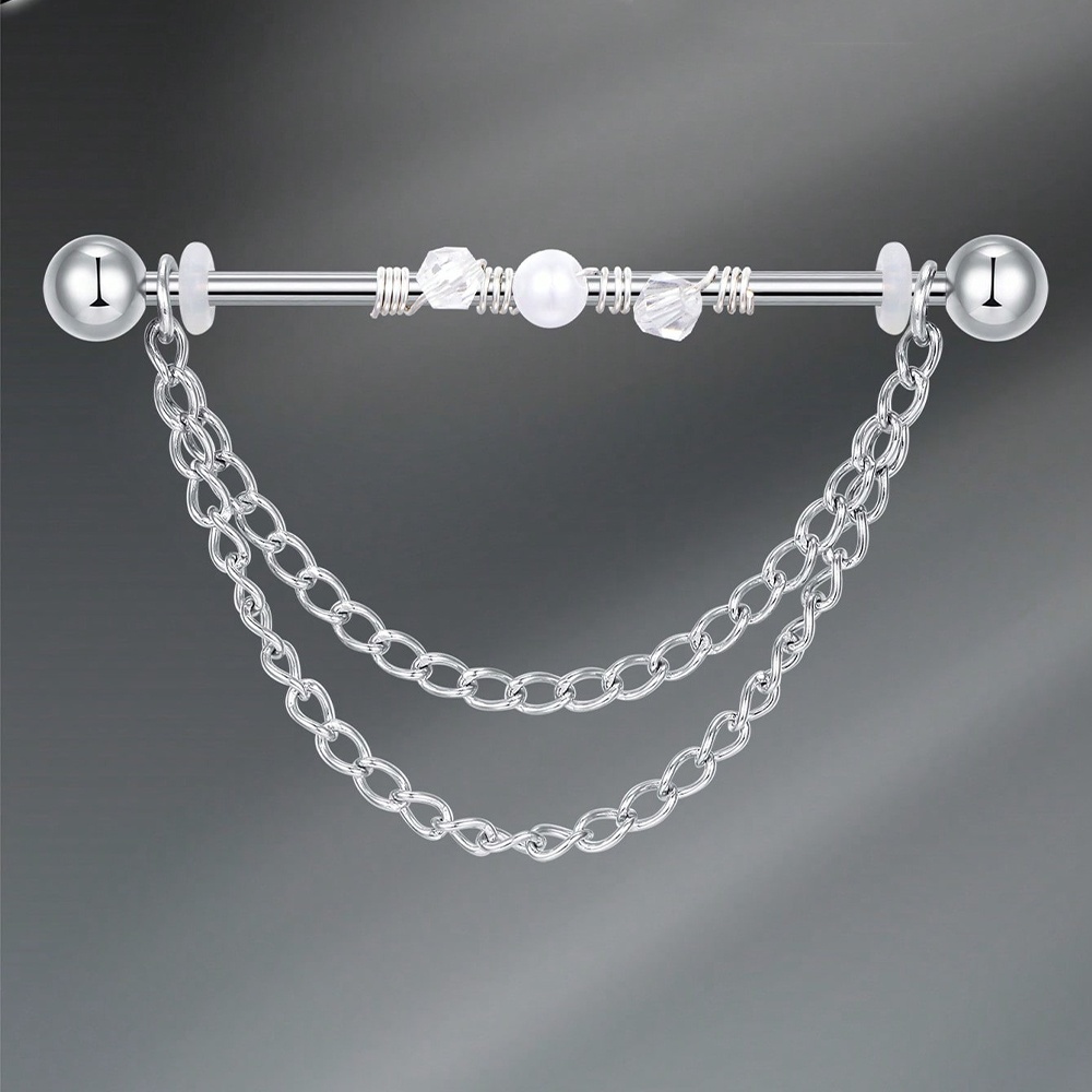 14G Industrial Barbell Cartila - đánh giá và giá Body Jewelry Industrial