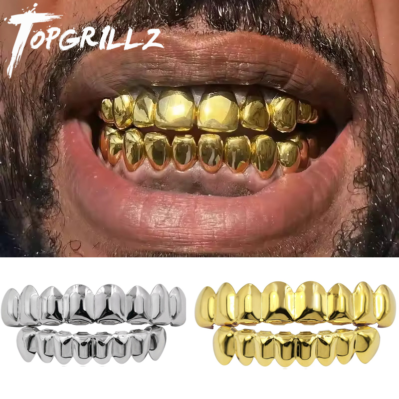 TOPGRILLZ Gold Silver Plated H - đánh giá và giá Body Jewelry Real Gold