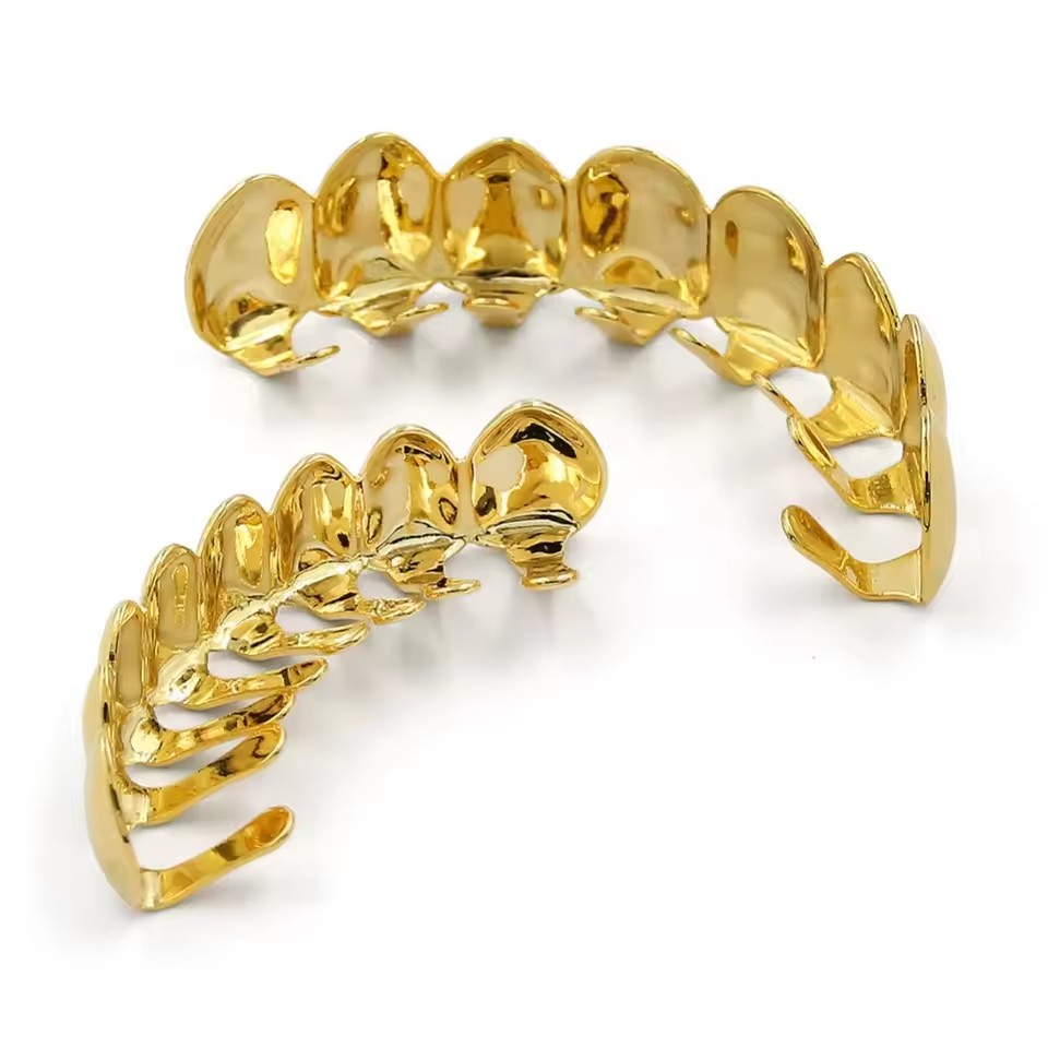 TOPGRILLZ Gold Silver Plated H - đánh giá và giá Body Jewelry Real Gold