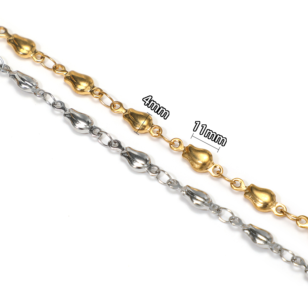 1 Meter Stainless Steel Flower - đánh giá và giá Body Jewelry Chains