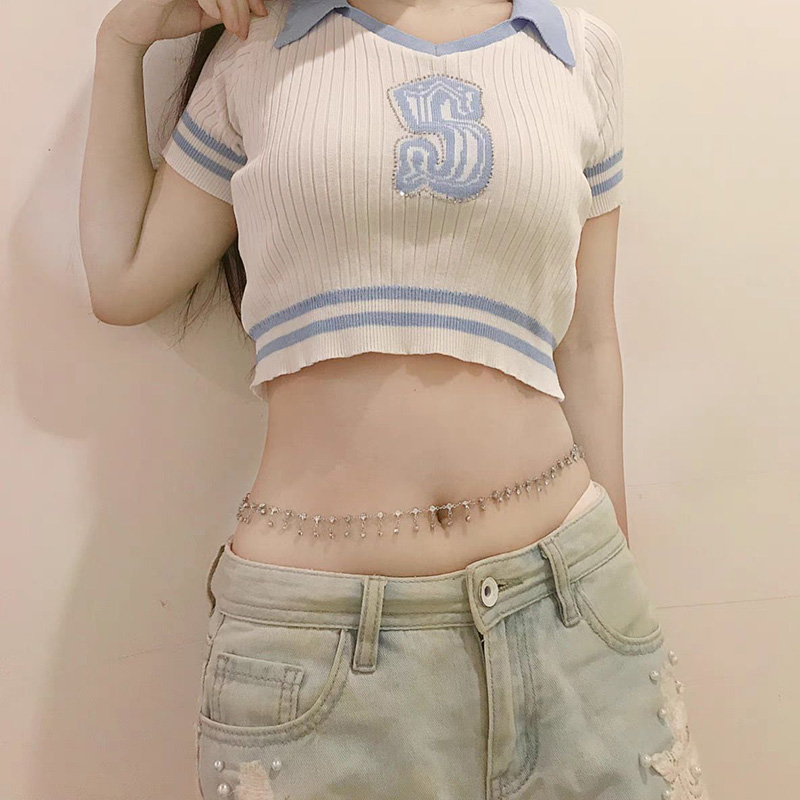 Fashion Simple Double Layer Be - đánh giá và giá Body Jewelry Waist