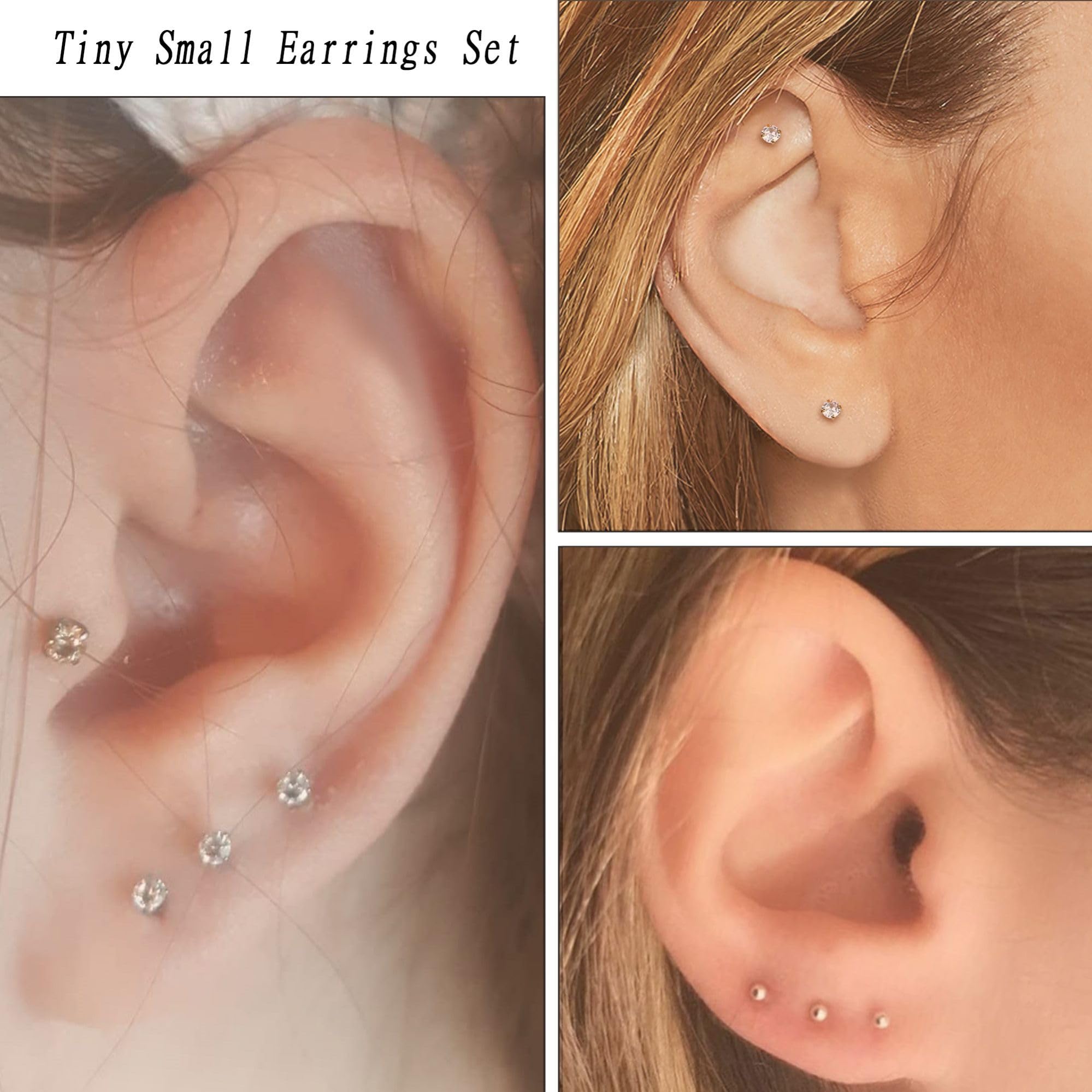 2pcs Tiny Surgical Stainless S - đánh giá và giá Body Jewelry Surgical Steel
