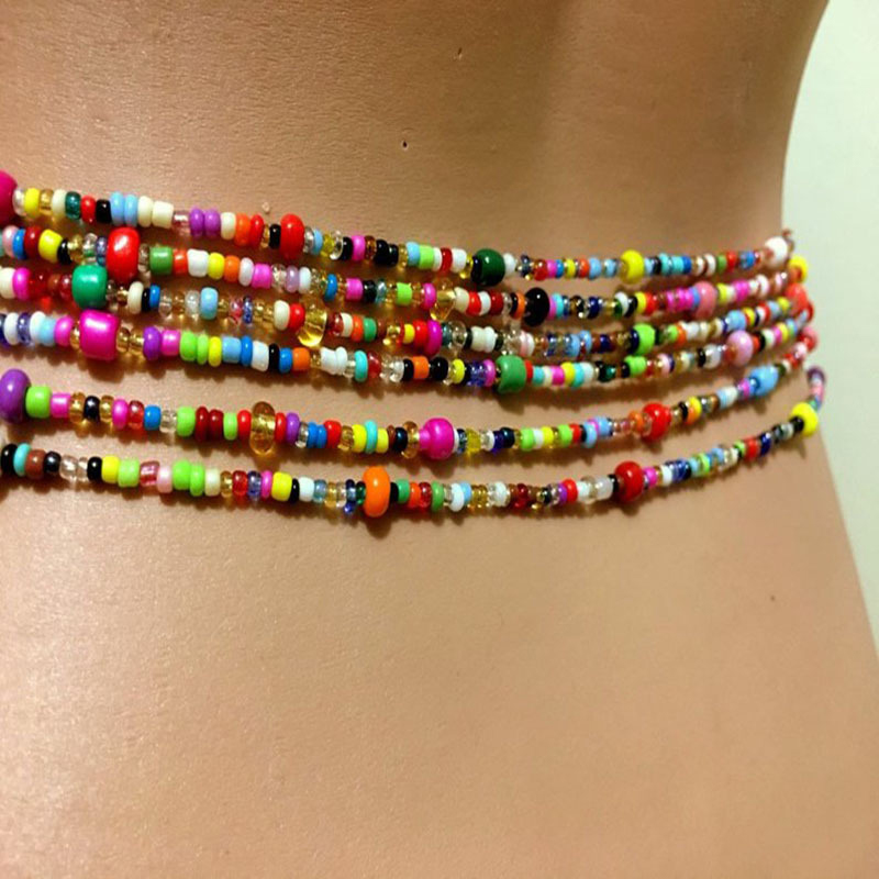 Women Layered Beaded Belly Cha - đánh giá và giá Body Jewelry Chains