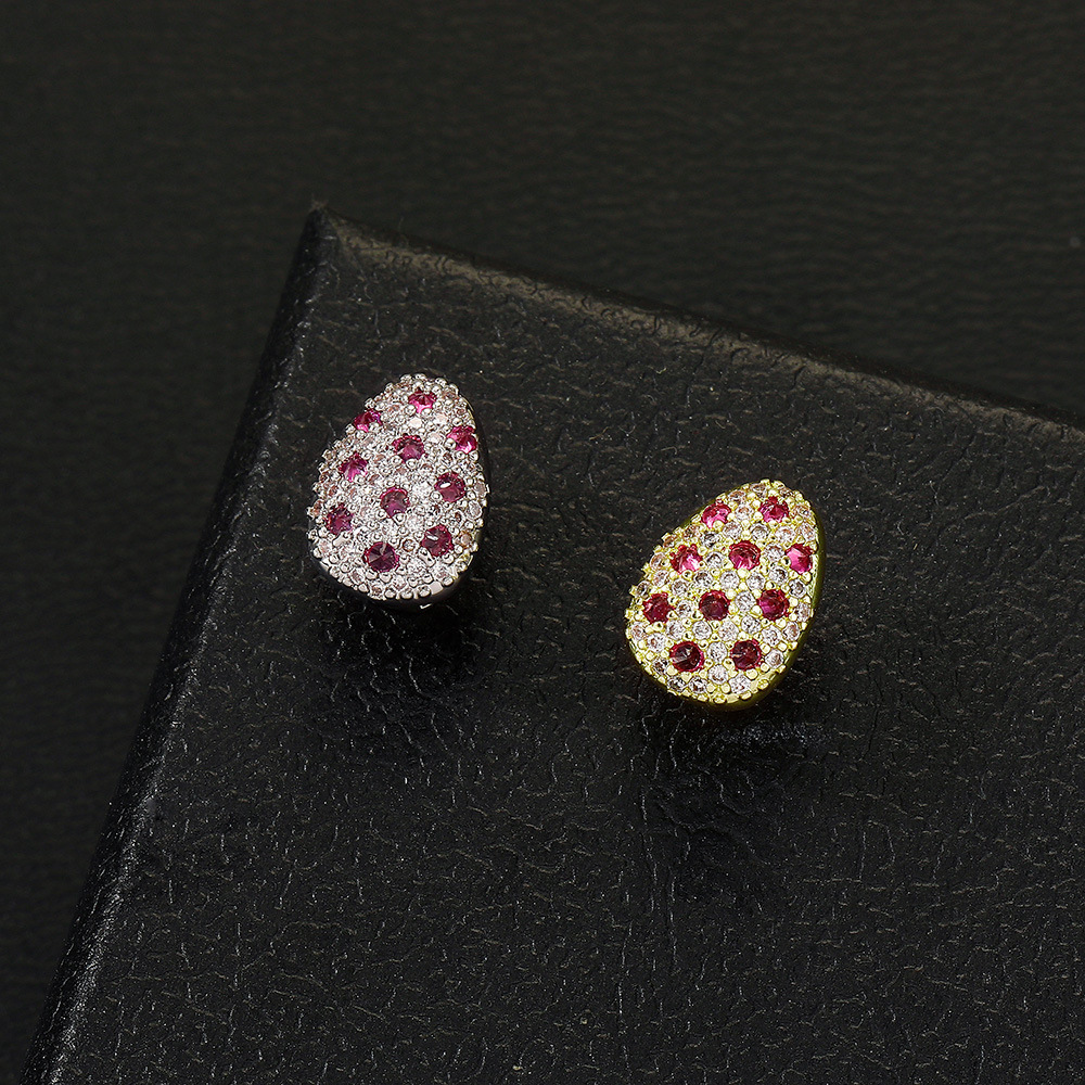 18K Gold Plated Copper Red 5A  - đánh giá và giá Body Jewelry Gold Plated