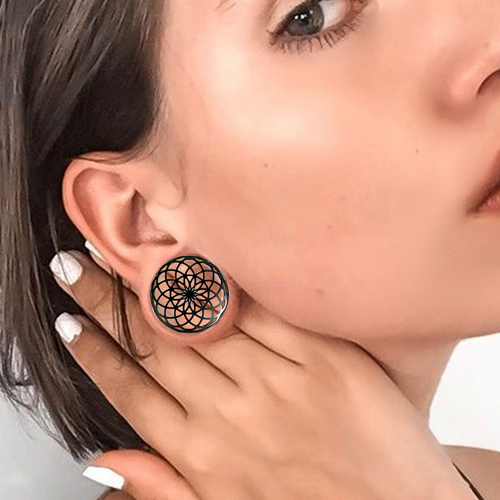 Vankula 2PCS 316 Stainless Ste - đánh giá và giá Body Jewelry Ear Plugs