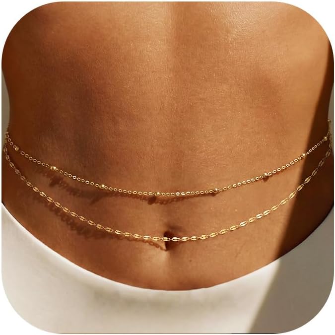 14K Gold Plated Waist Chain Wo - đánh giá và giá Body Jewelry Sale